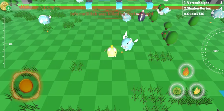 Gameplay Mini Dragon 2048: koin dan hadiah